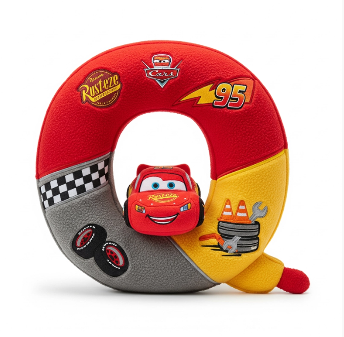 Racing Alphabet Initial Letters Custom Shape Pillow - Personalized Gifts For Kids