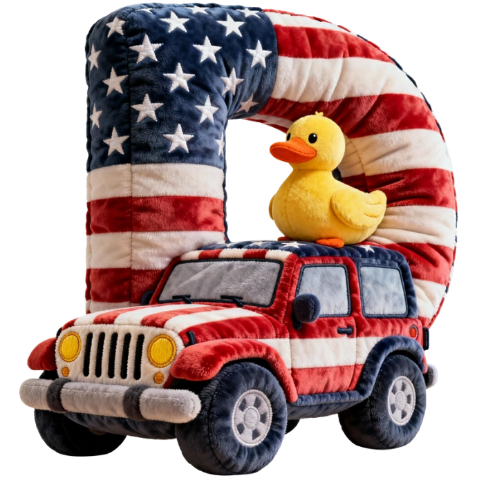 Adventure Initial Letter Pillow – Personalized Gifts For Off-Road Lovers