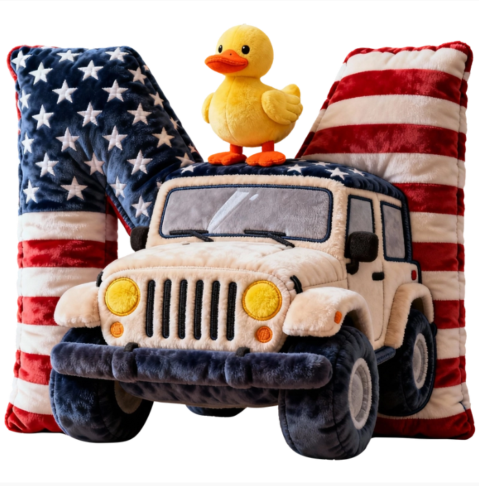 Adventure Initial Letter Pillow – Personalized Gifts For Off-Road Lovers