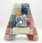 Sewing Alphabet Initial Letter Custom Shaped Pillow - Personalized Gifts For Sewing Lovers