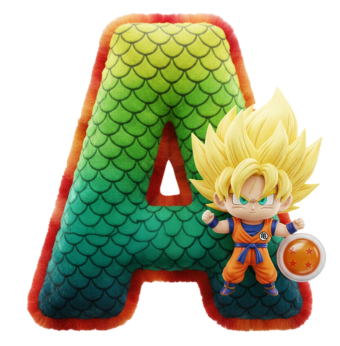 Strong Warrior Pillow – Personalized Initial Letter Gift