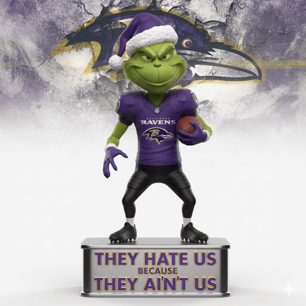 The Grinch x NFL teams – Christmas Acrylic Art Block