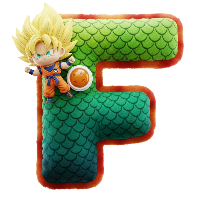 Strong Warrior Pillow – Personalized Initial Letter Gift