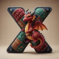 Mythical Initial Pillow Personalized Gifts