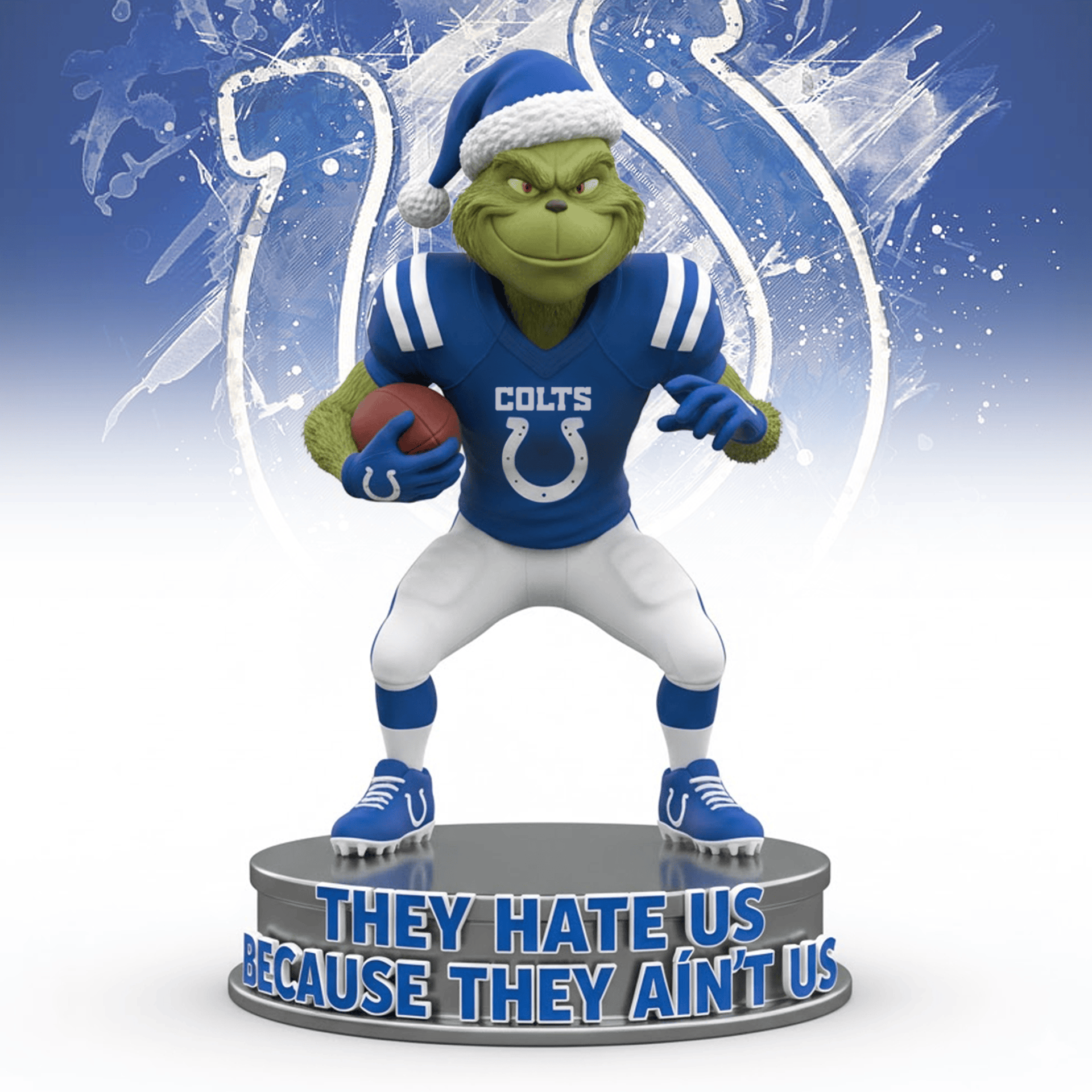The Grinch x NFL teams – Christmas Acrylic Art Block