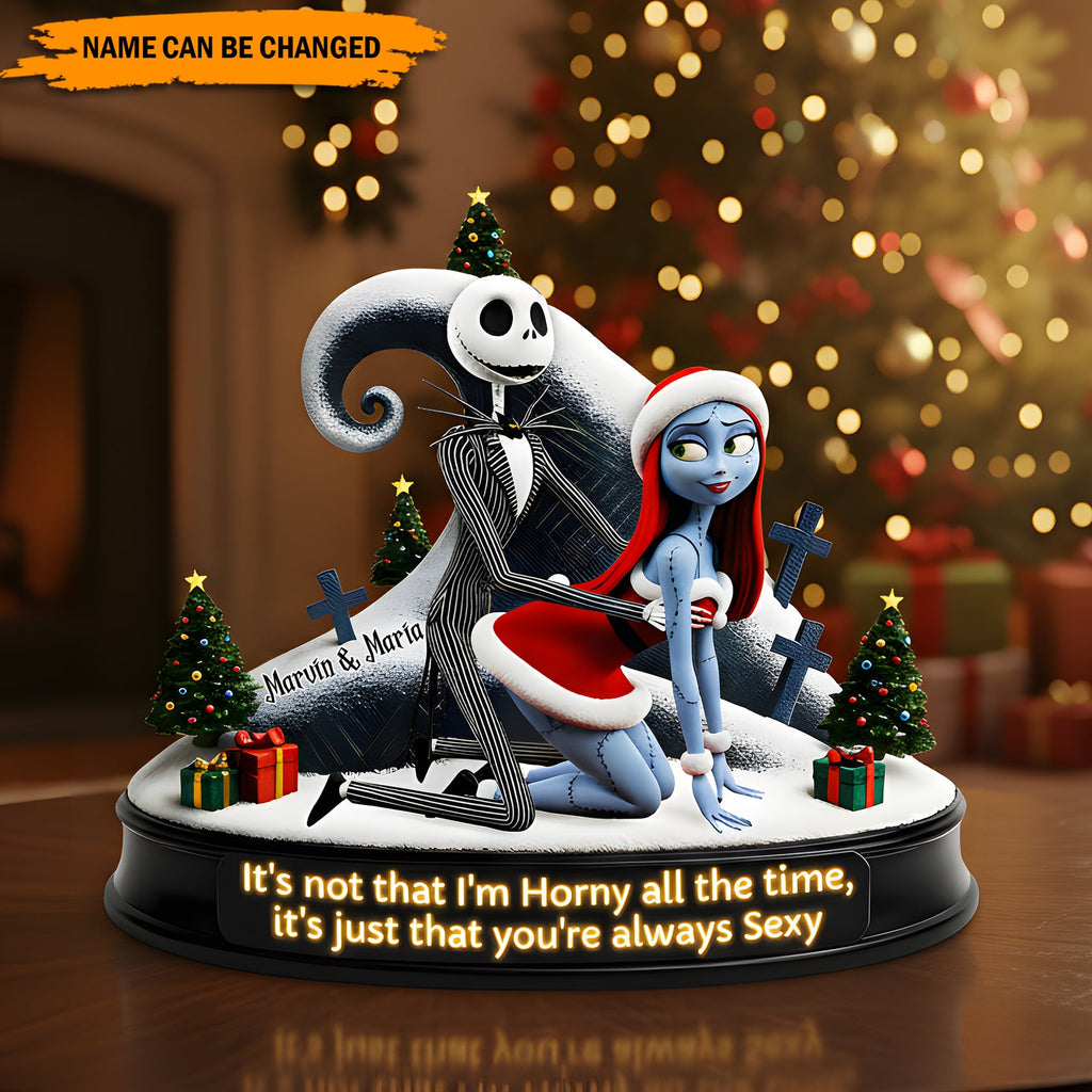 Naughty Holiday Love – Personalized Funny Couple Plaque