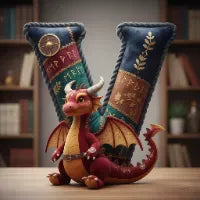 Mythical Initial Pillow Personalized Gifts