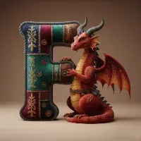 Mythical Initial Pillow Personalized Gifts