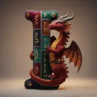 Mythical Initial Pillow Personalized Gifts