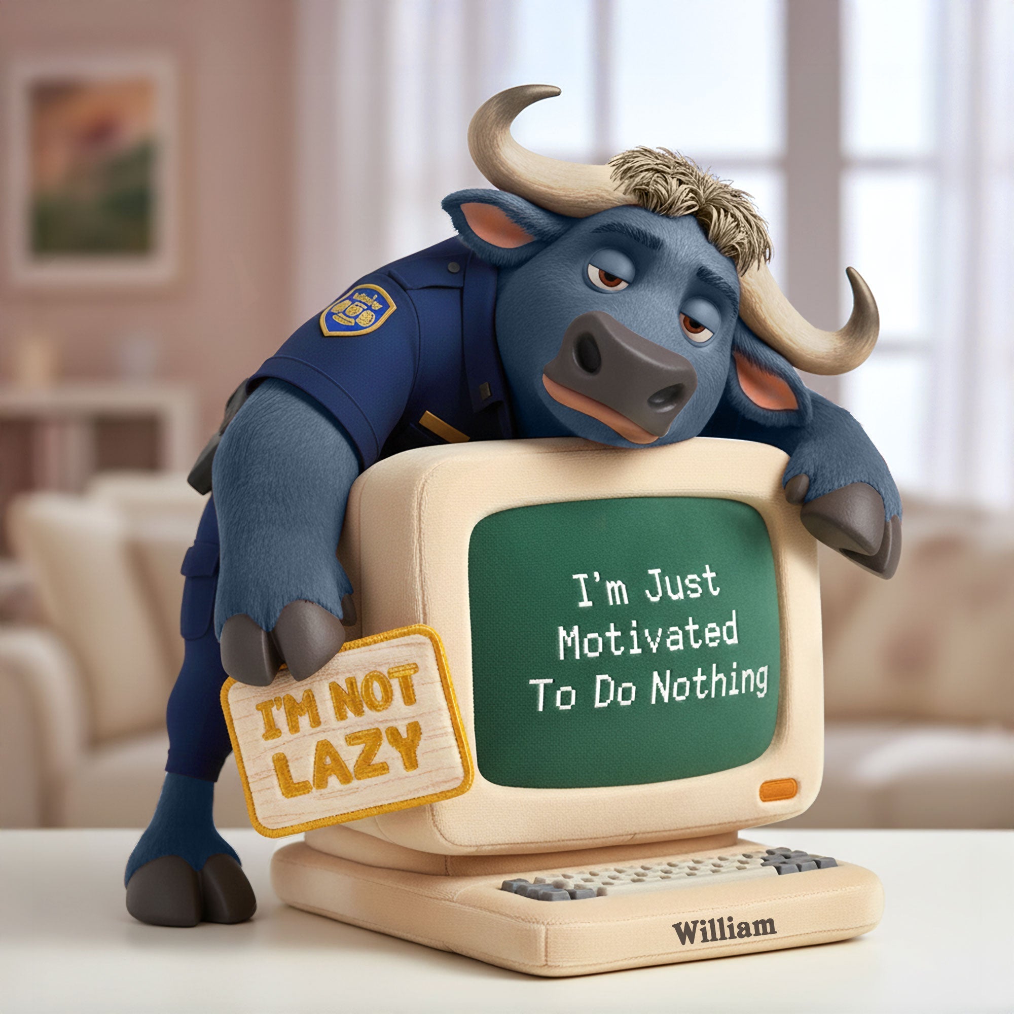 Lazy-Day Pillow - Personalized Gifts For Coworkers